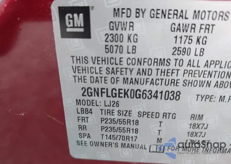 2016 Chevrolet Equinox Ltz from USA, damaged, VIN 2GNFLGEK0G6341038